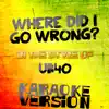 Ameritz - Karaoke - Where Did I Go Wrong? (In the Style of Ub40) [Karaoke Version] - Single