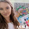 ASMR Darling - 1 HOUR of Watercolor Painting During a Rainstorm