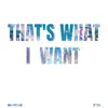 B Lou - That's What I Want (Instrumental) - Single